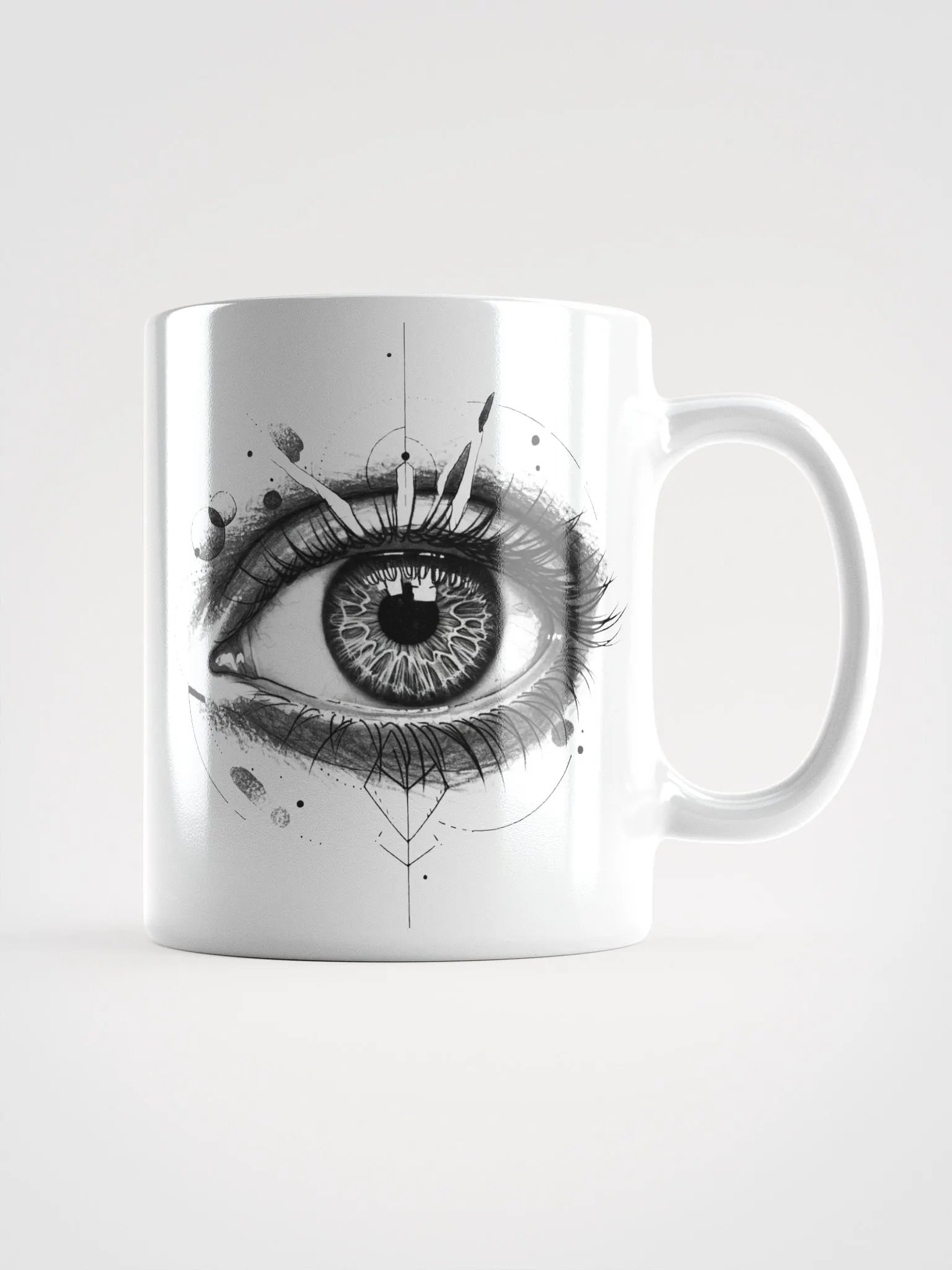 Surreal Eyes White Mug product image (2)