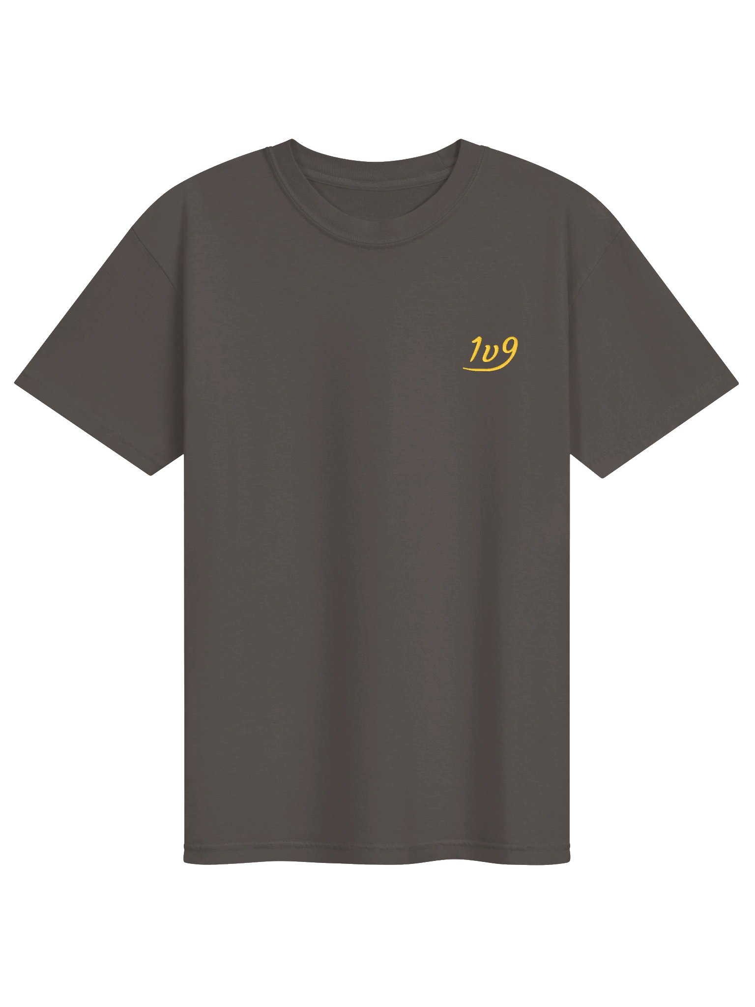 1v9 Embroidered Tee – Gold Stitch product image (1)