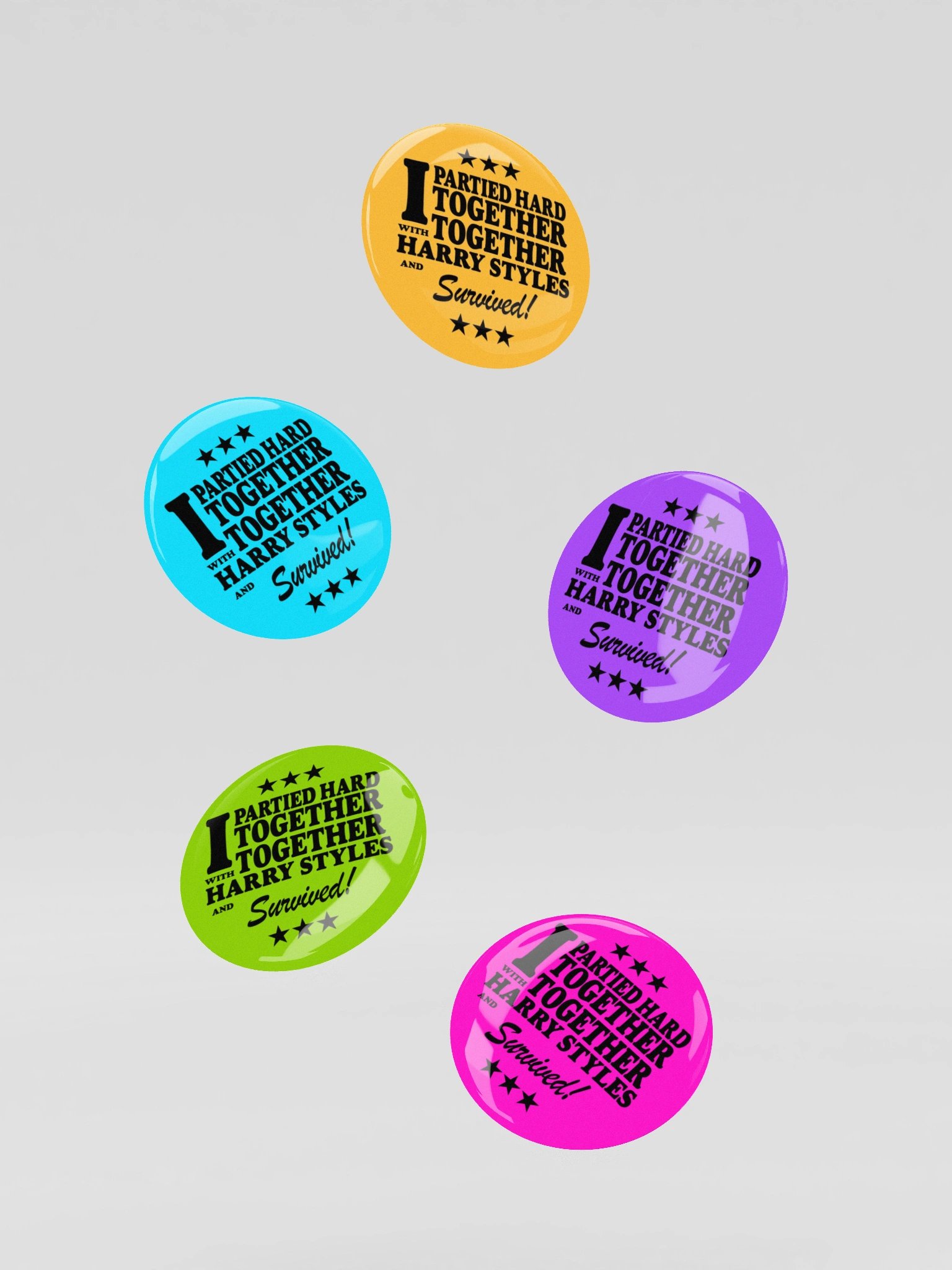 Partied Together Together Pin Buttons product image (3)