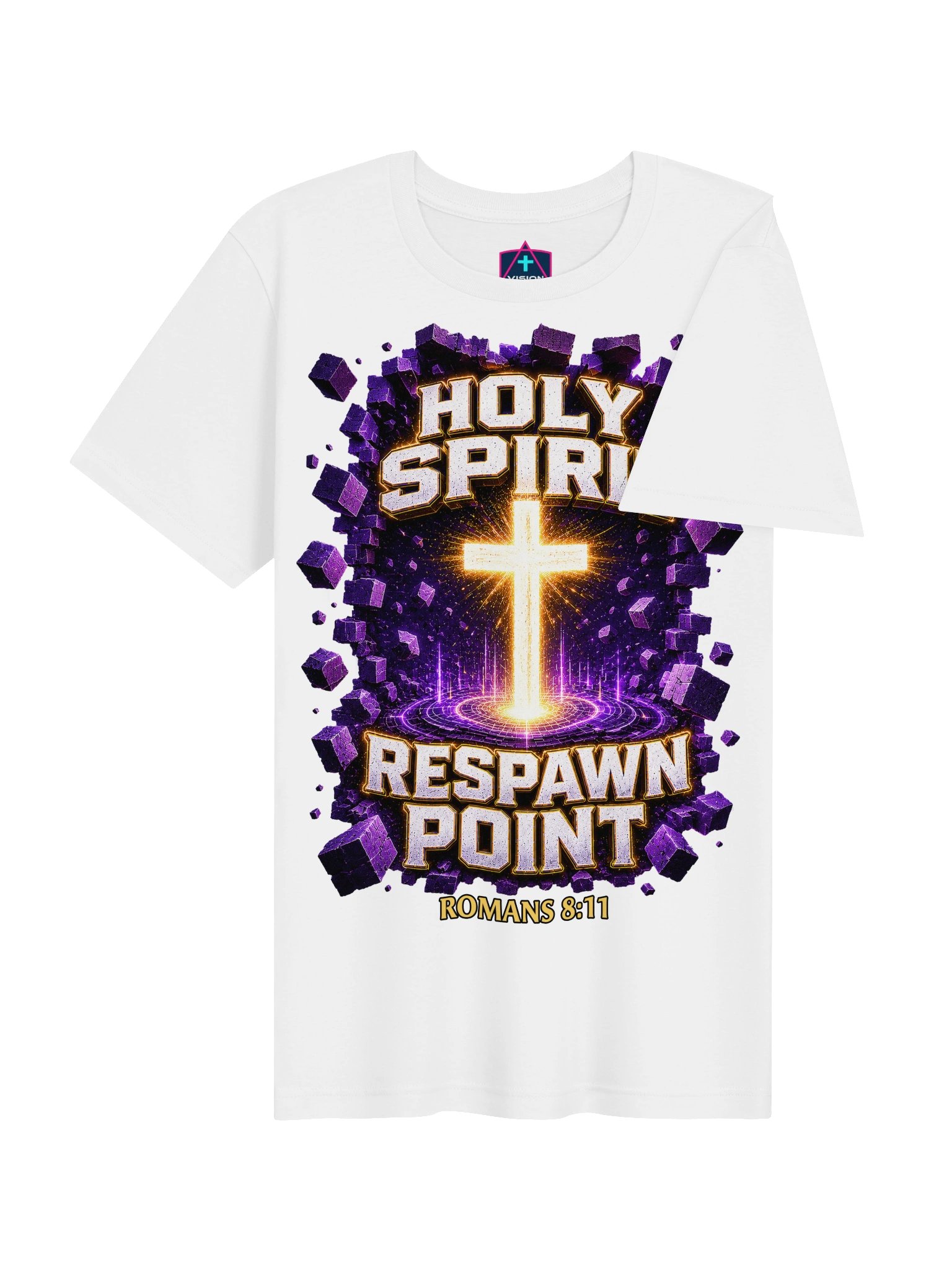 Holy Spirit Respawn Point - Unisex - Premium T-Shirt product image (6)