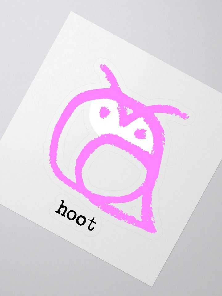 hoot sticker product image (2)