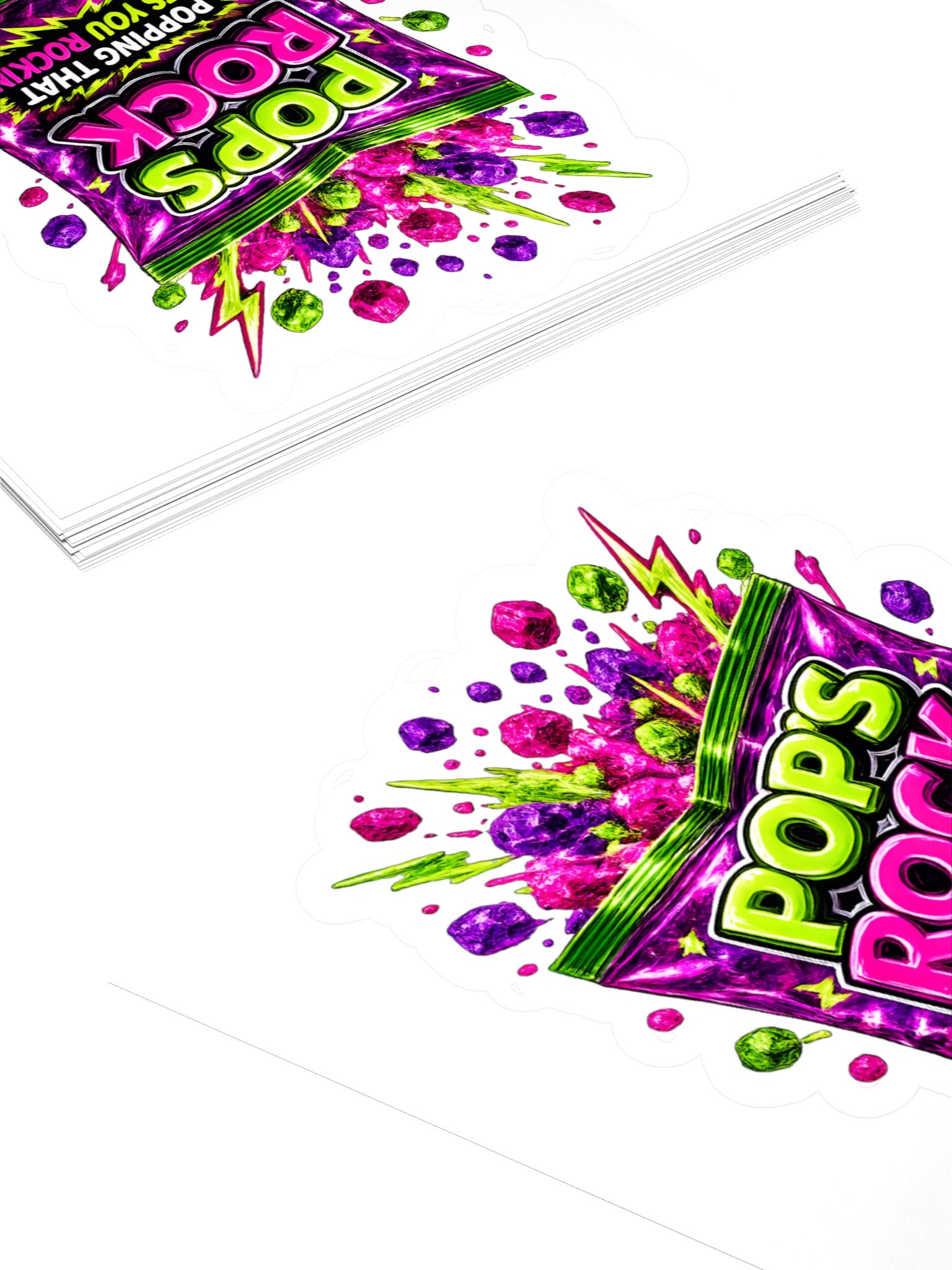 ''Pop's Rock'' Kiss Cut Stickers product image (3)