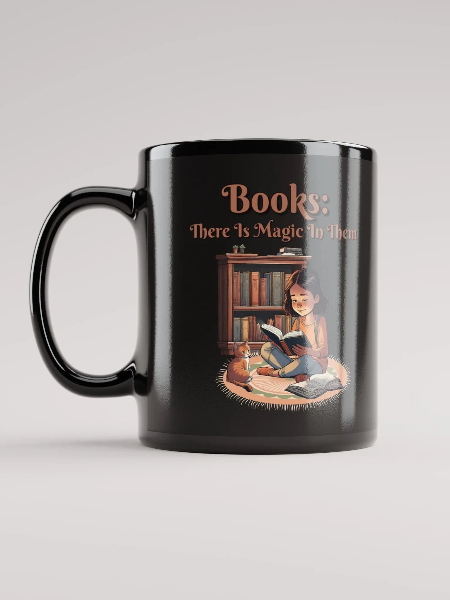 Books: There Is Magic In Them Black Mug product image (11)