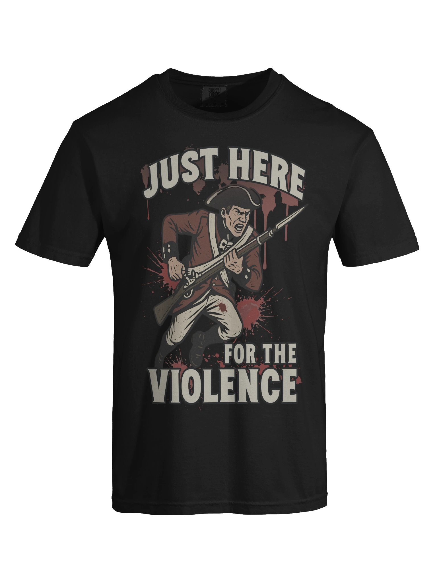 Just Here for the Violence – Redcoat Bayonet Charge T-Shirt product image (49)