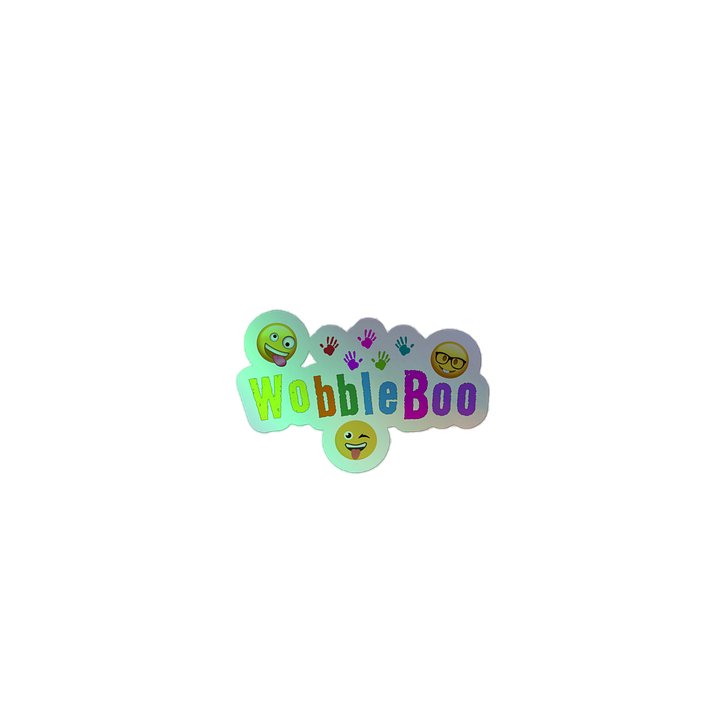 WobbleBoo Holographic Sticker Sheet product image (1)