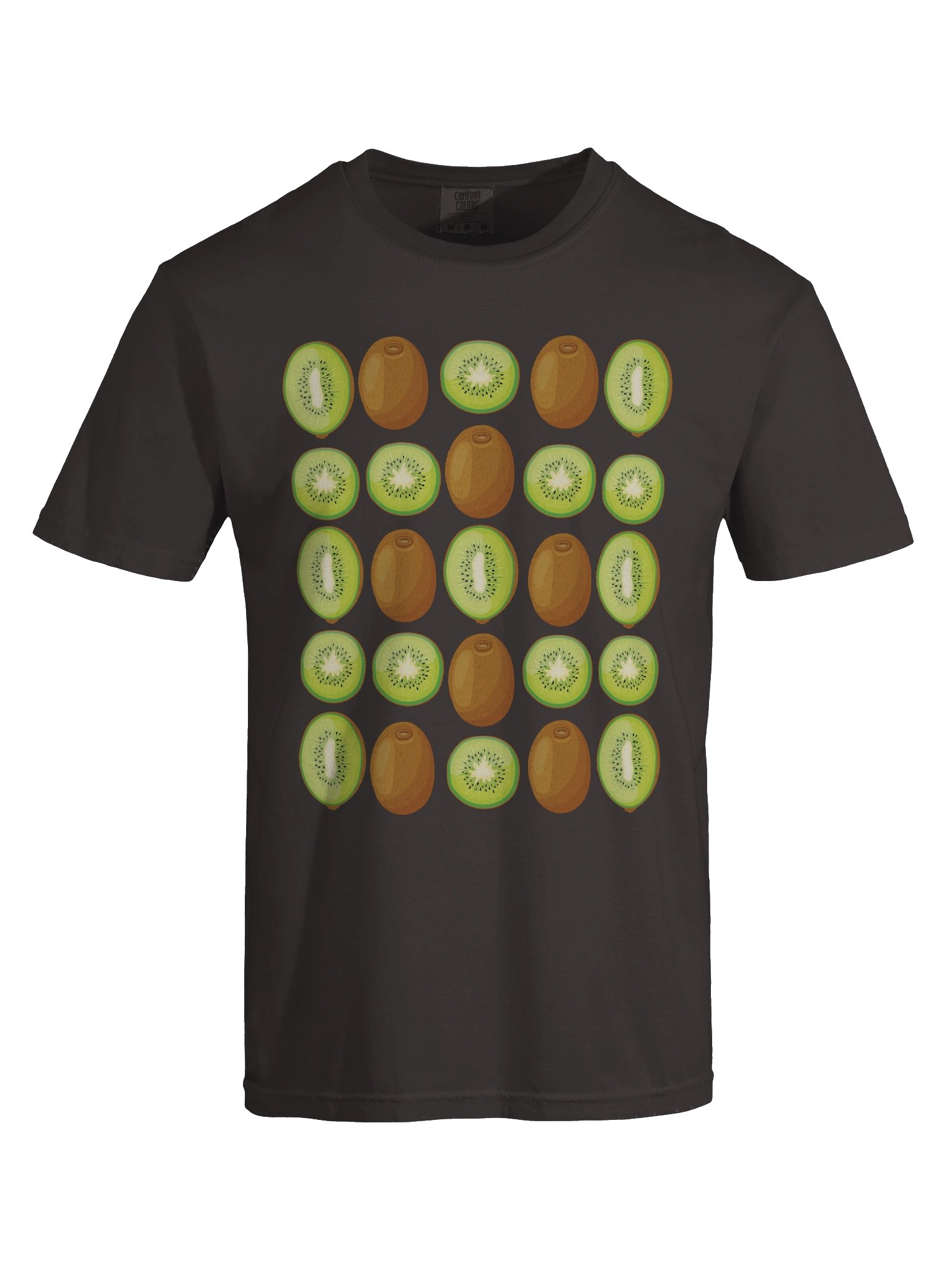 Kiwi Fruit Pattern Shirt – Cute Green Aesthetic Summer Graphic Tee product image (8)