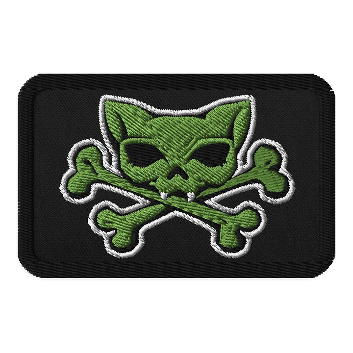 Green Kat Skull Patch product image (1)