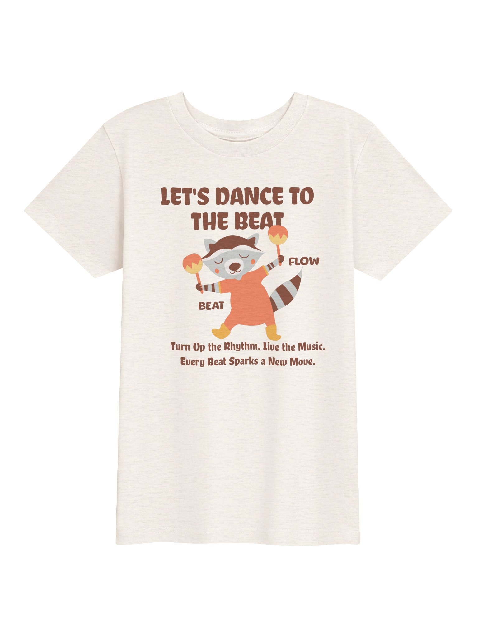 Let’s Dance to the Beat Raccoon Youth Tee product image (26)