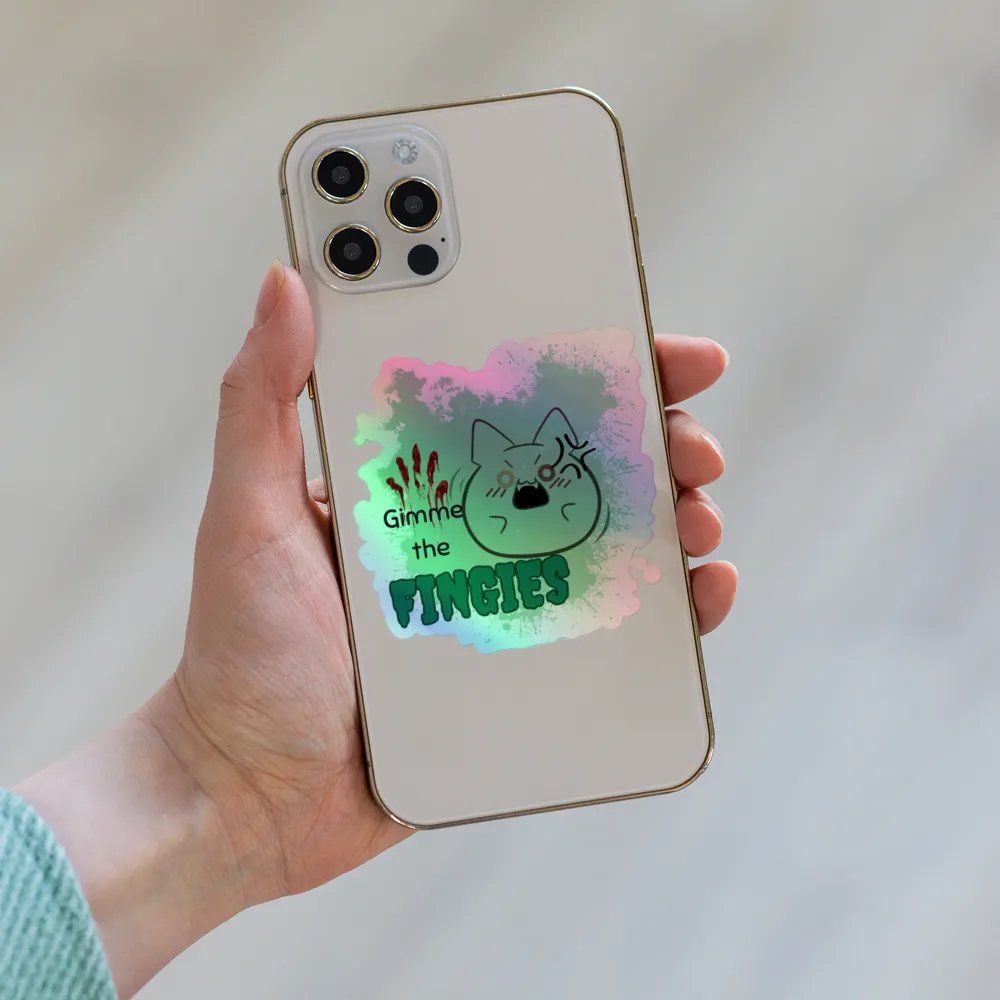 Gimme the Fingies Holo Sticker Pack product image (6)