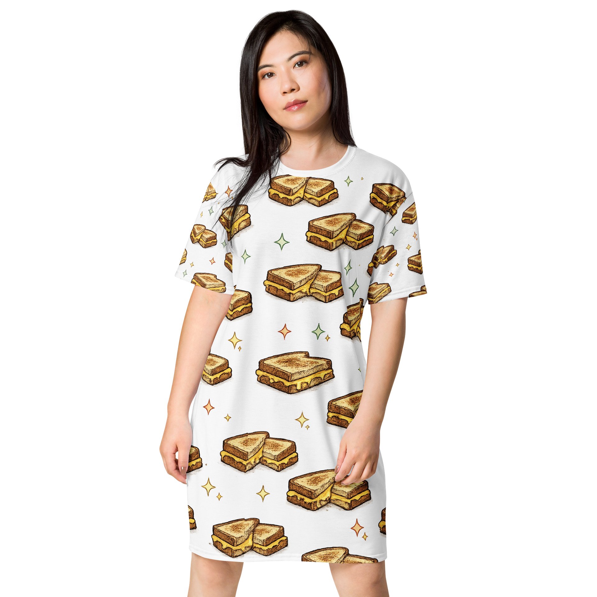 BEST DAMN GRILLED CHEESE OVERSIZED SLEEP SHIRT product image (1)