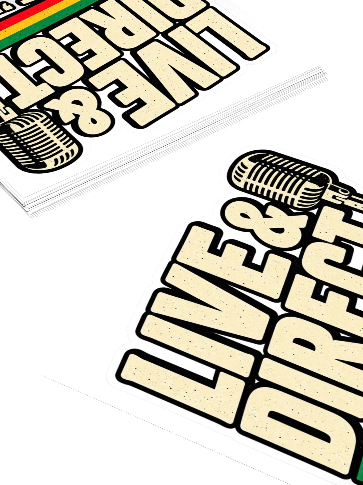 Live & Direct Sticker product image (4)