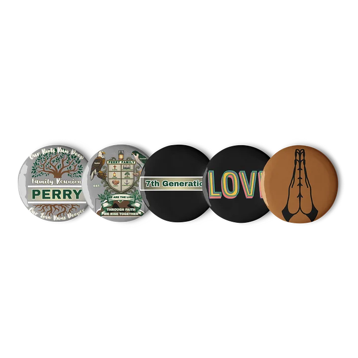 Pin Buttons for 7th Generation Perry Family Reunion 2026 | Legacy Edition product image (1)
