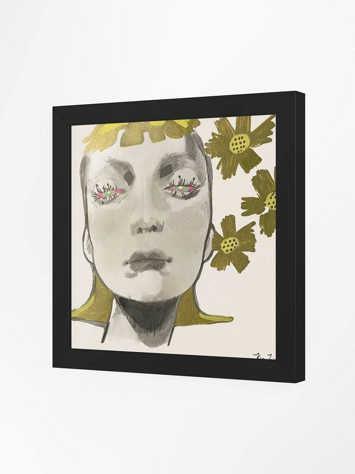 Golden Daisies Square Framed Print product image (7)