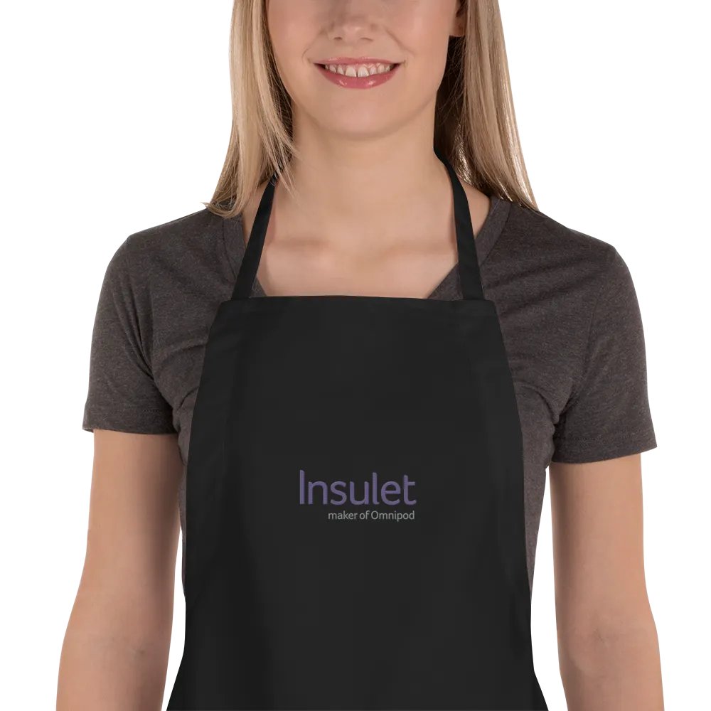 Insulet Logo Embroidered Cooking Apron product image (1)