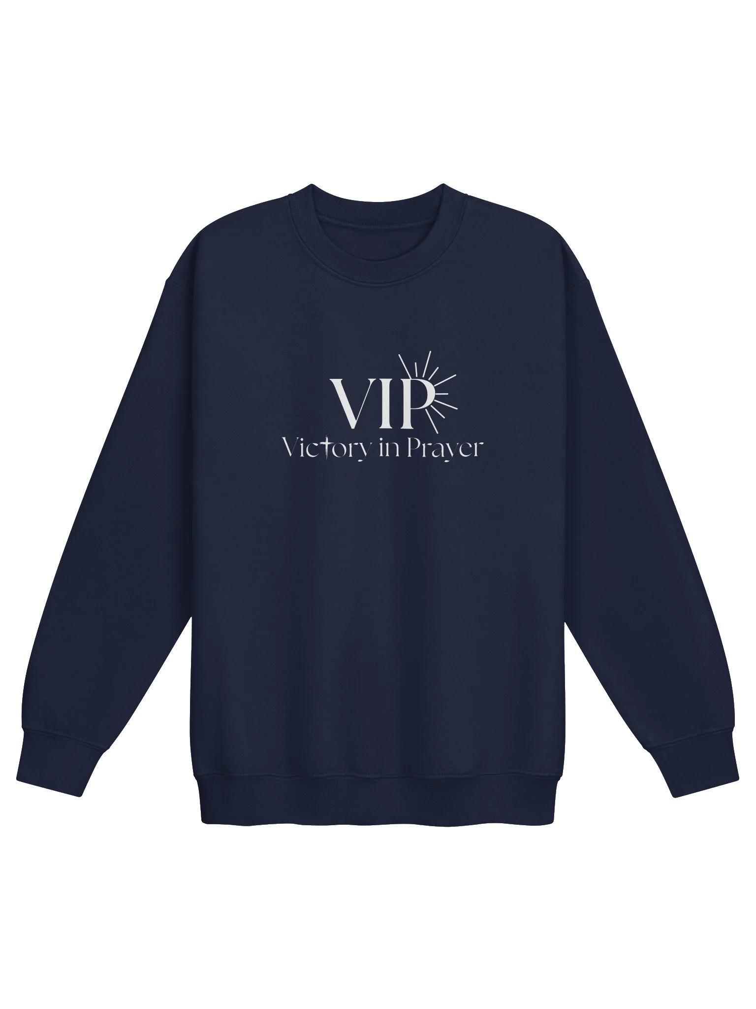 VIP Victory in Prayer Cross Youth Crew Sweatshirt product image (1)