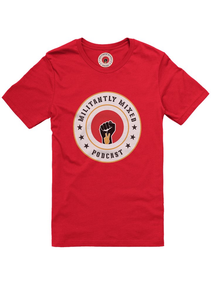 Militantly Mixed Podcast Logo Short-Sleeve Unisex T-Shirt product image (4)