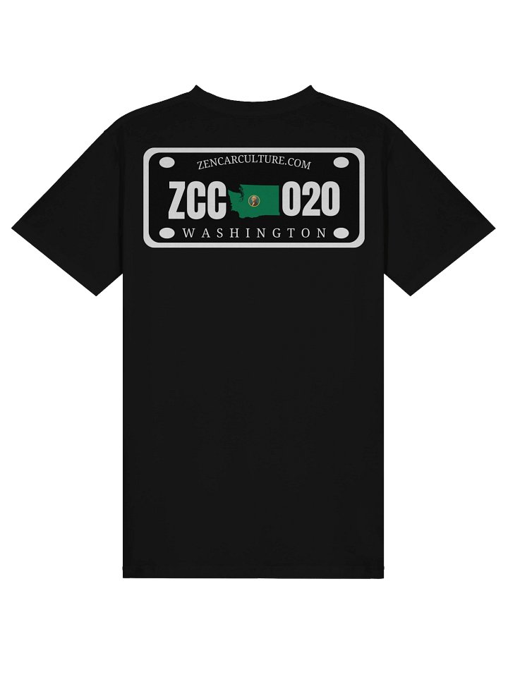 ZCC Washington License Plate Premium Tee product image (1)
