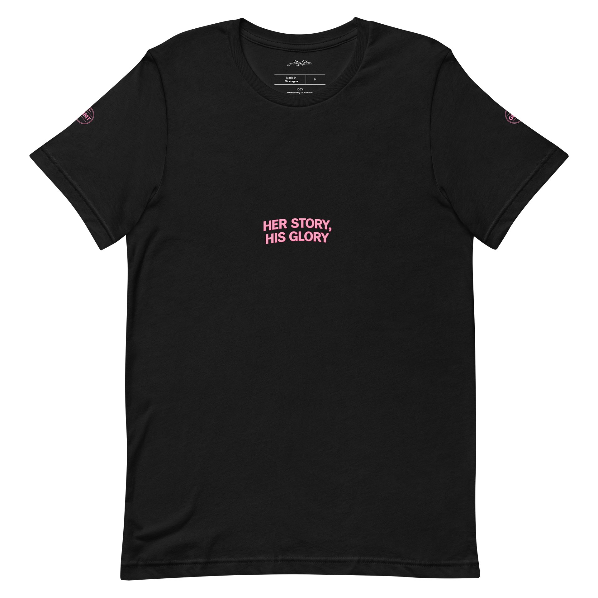HER STORY, HIS GLORY T-Shirt – Faith-Based Minimal Tee | GBMT Collection by Anthony Johnson Sr product image (2)
