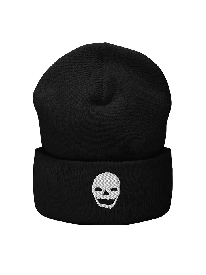 Skull Embroidered Cuffed Beanie product image (1)