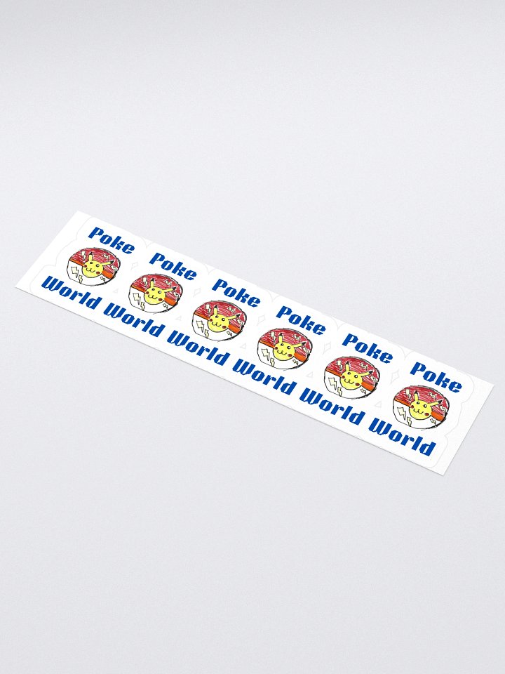 Poke World Kiss Cut Stickers (Set of 6) product image (1)