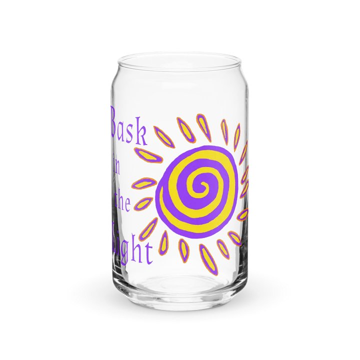 Bask in the Light Can Shaped Glass product image (2)