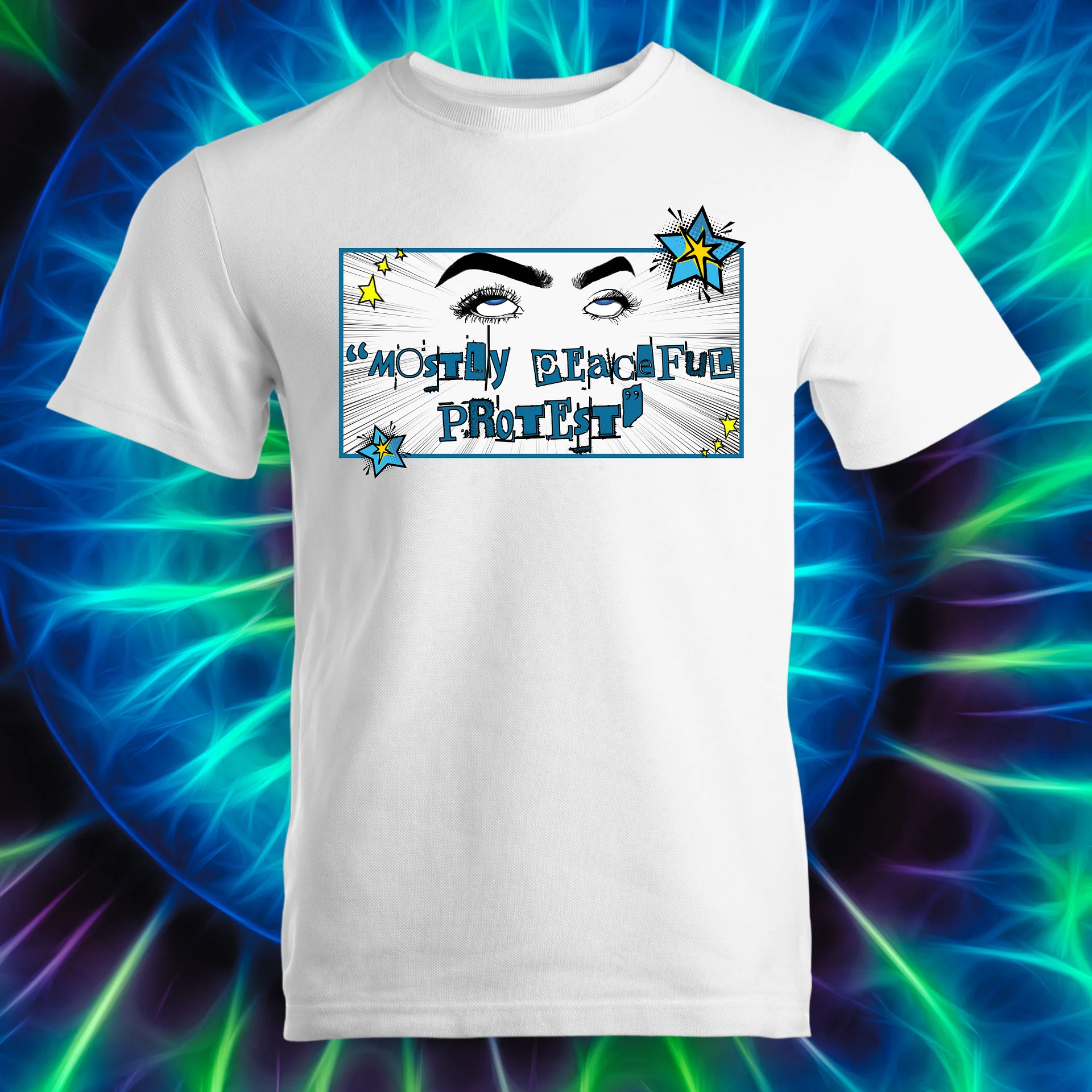 Mostly Peaceful Tee (Adult) product image (2)