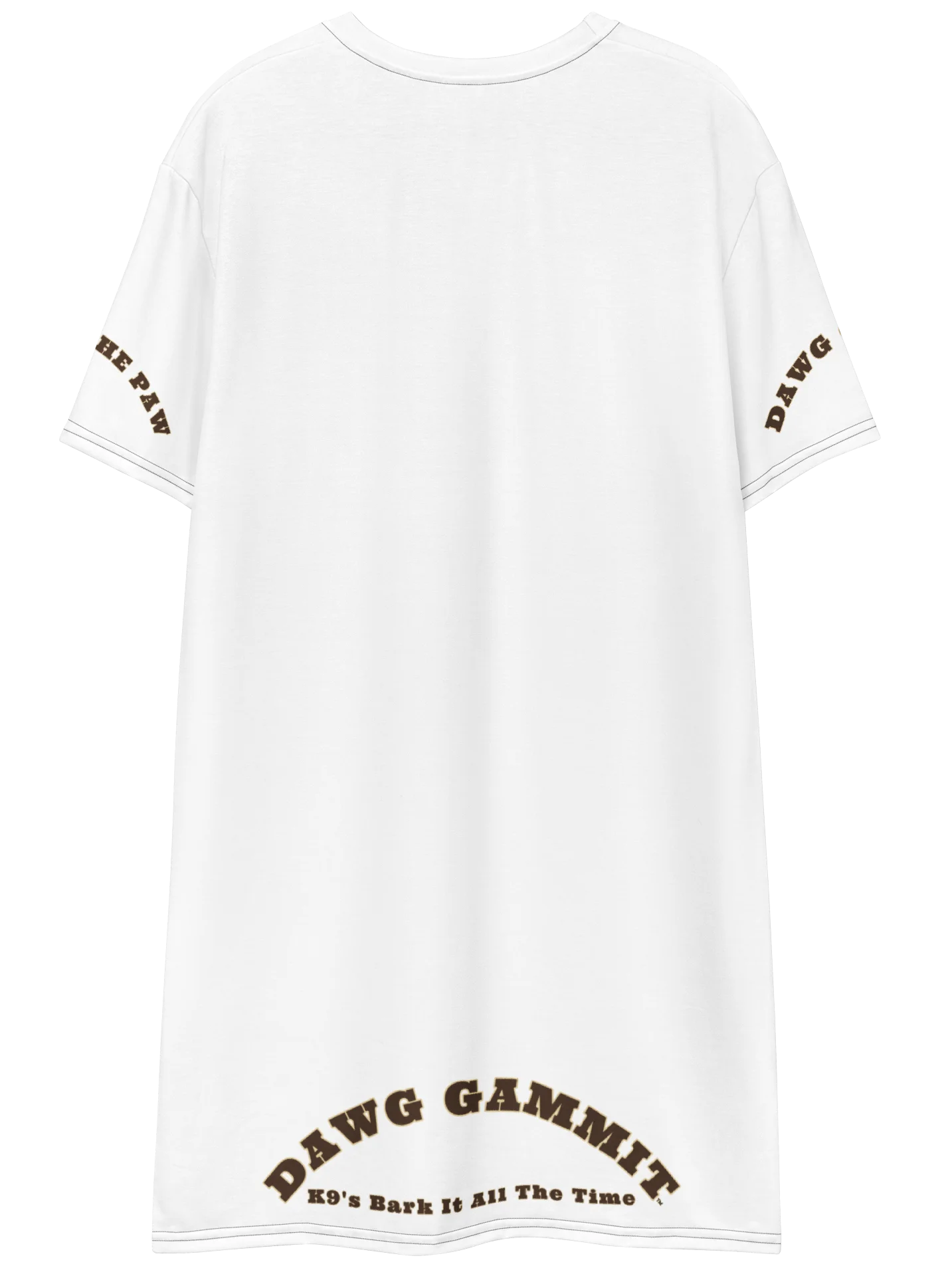 Dawg Gammit Wanted Doberman T-shirt Dress product image (2)