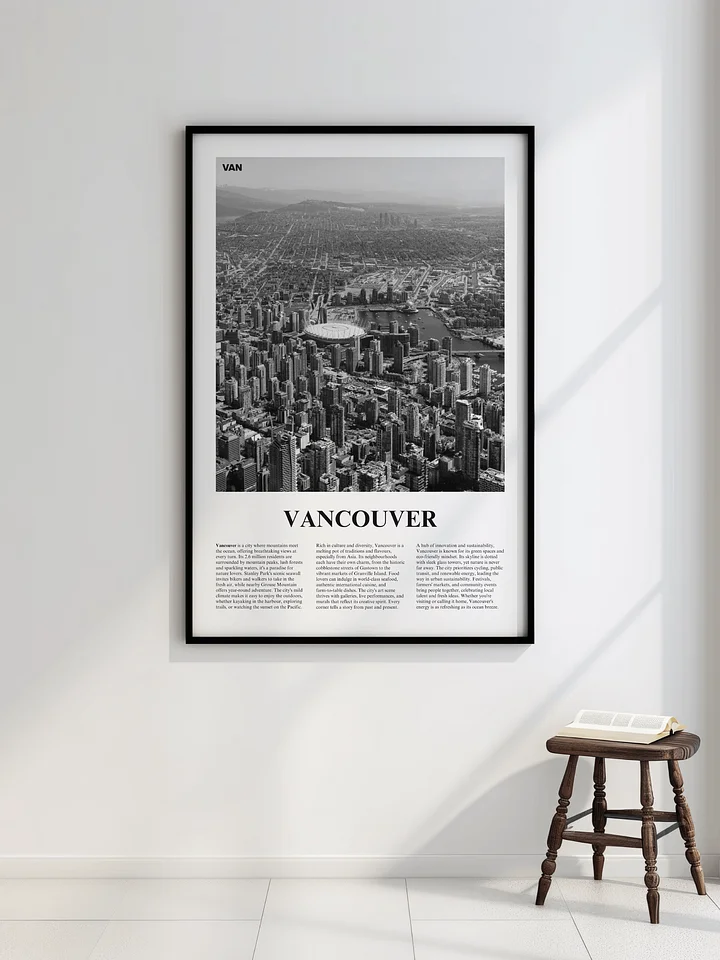 Vancouver 05 Newspaper Poster | Framed product image (2)