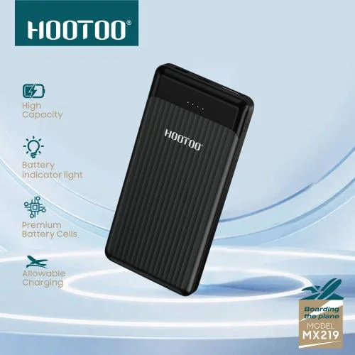 باور بانك بسعة عشرة آلاف مللي أمبير - رفيق سفرك المثالي HooToo product image (1)