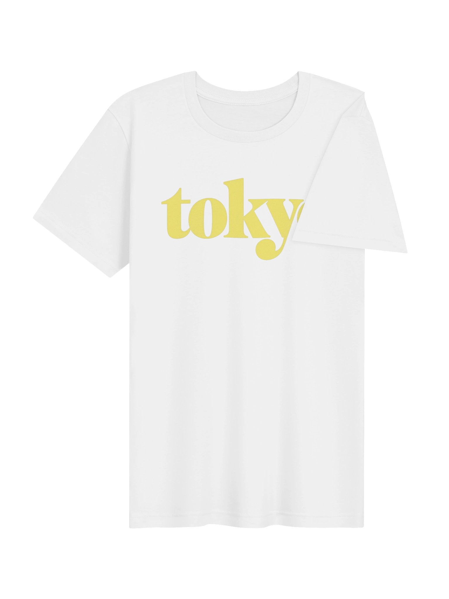 Tokyo Yellow Wordmark Tee product image (4)