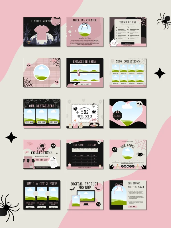 Coquette Halloween Ecommerce Listing Templates product image (3)