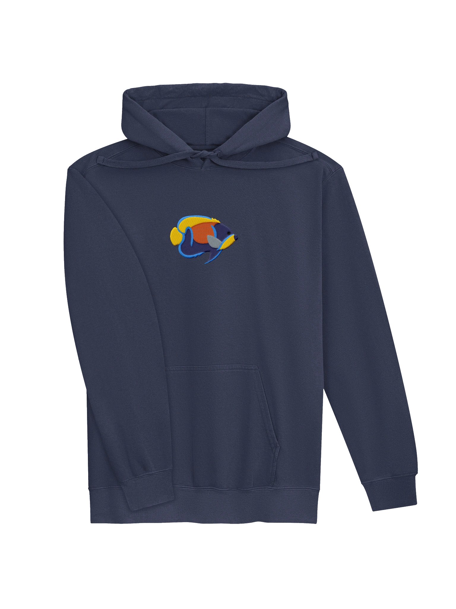 Majestic Angelfish Premium Hooded Sweatshirt (Embroidered) for Reef and Marine Aquarium Lovers product image (16)