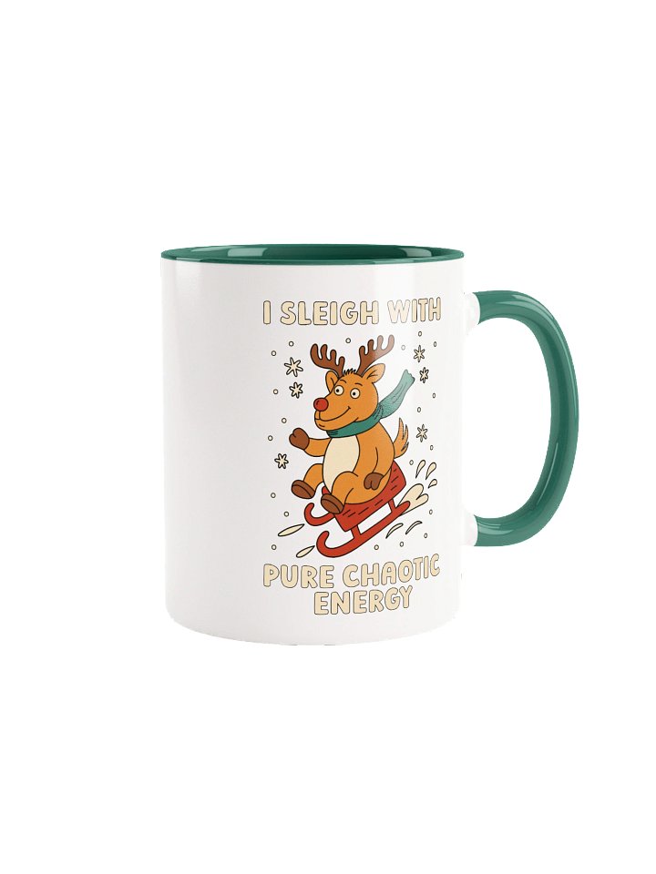 I Sleigh With Pure Chaotic Energy Reindeer Mug product image (2)