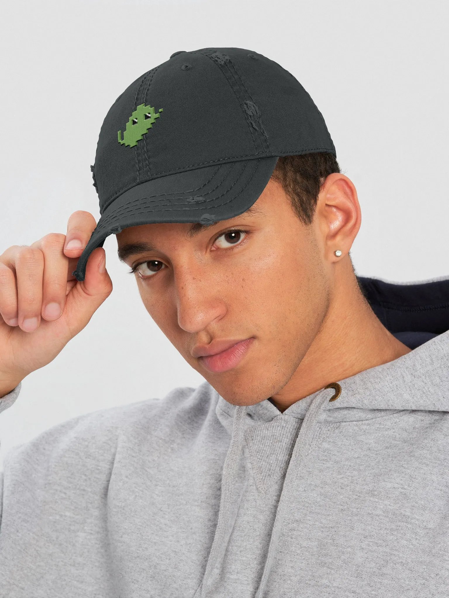PIXEL LIME HAT product image (2)