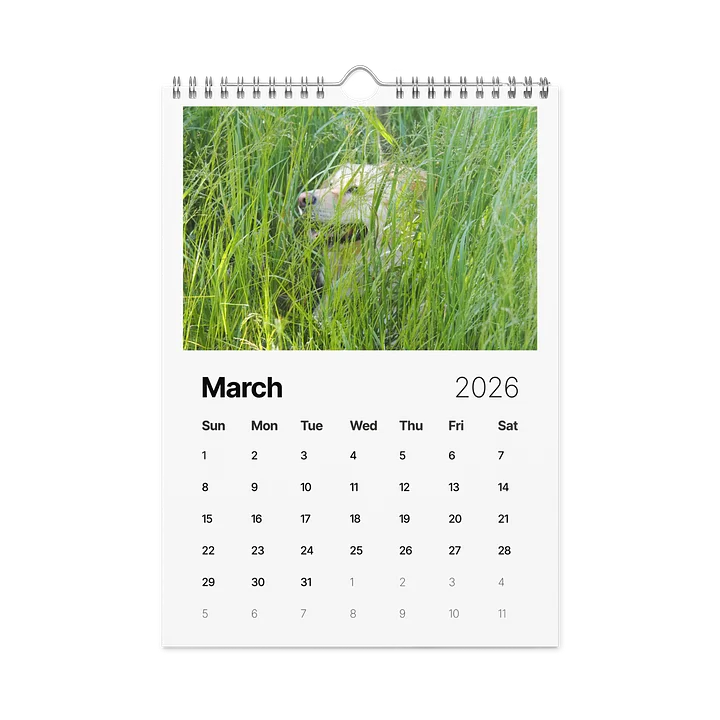 Milo's Life 2026 Wall Calendar product image (2)