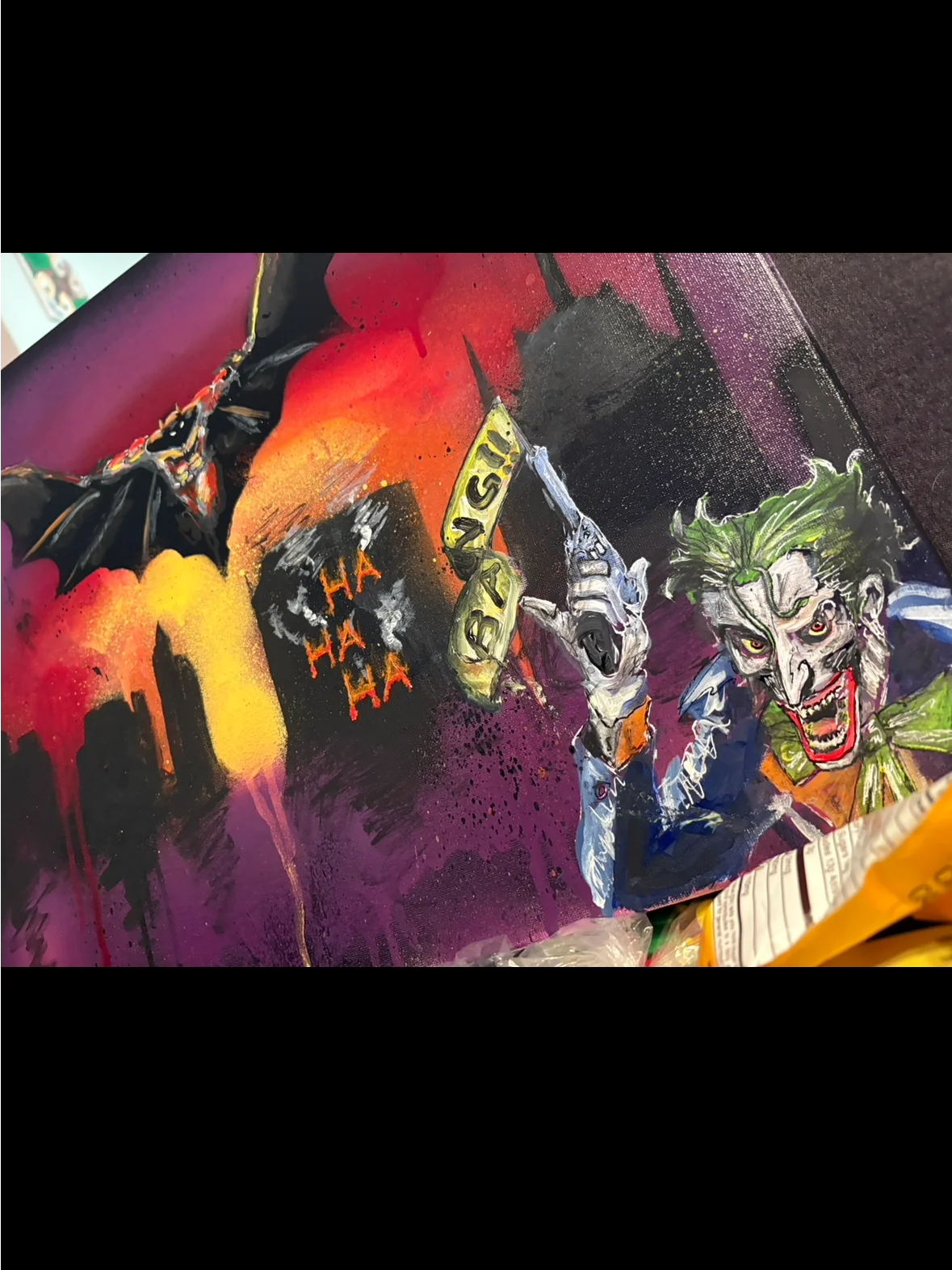 Canvas Prints of Batman vs Bad Guys product image (7)