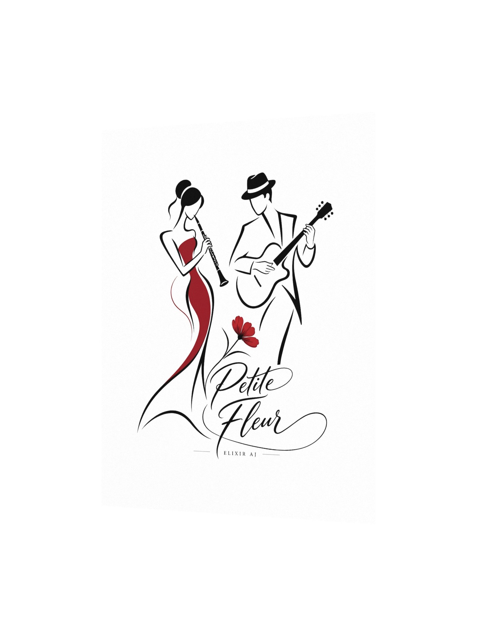 Petite Fleur – Elegant Jazz Art Print | Elixir AJ product image (2)