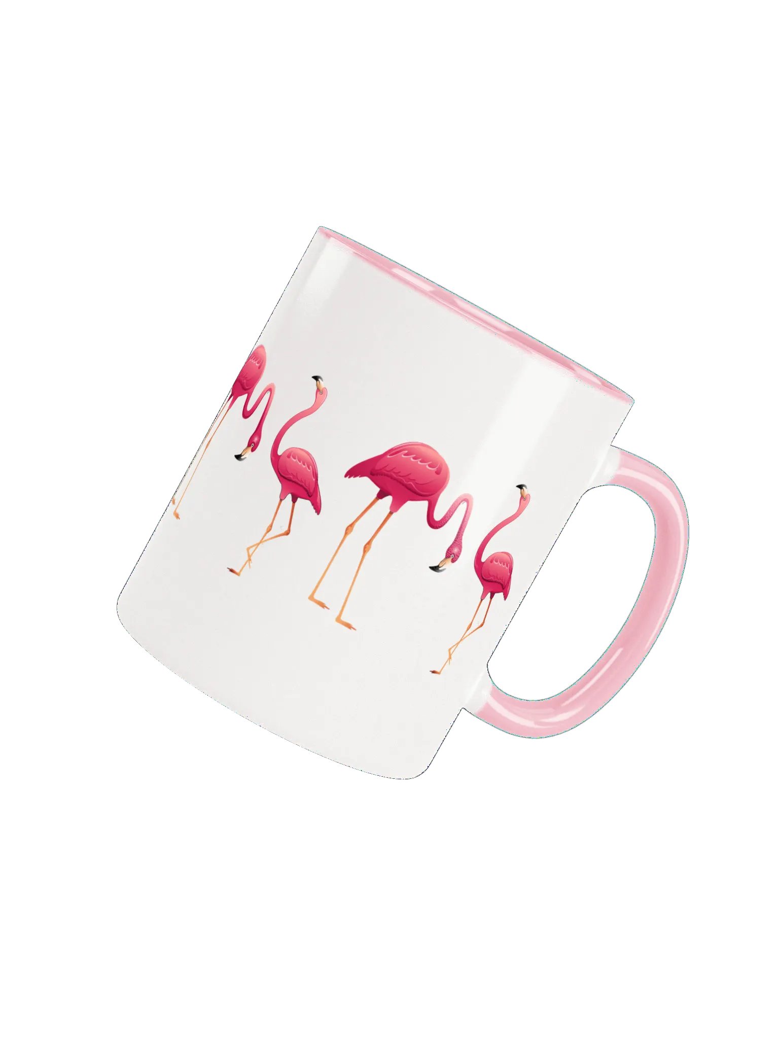 Pixelated Flamingo Parade Mug product image (7)