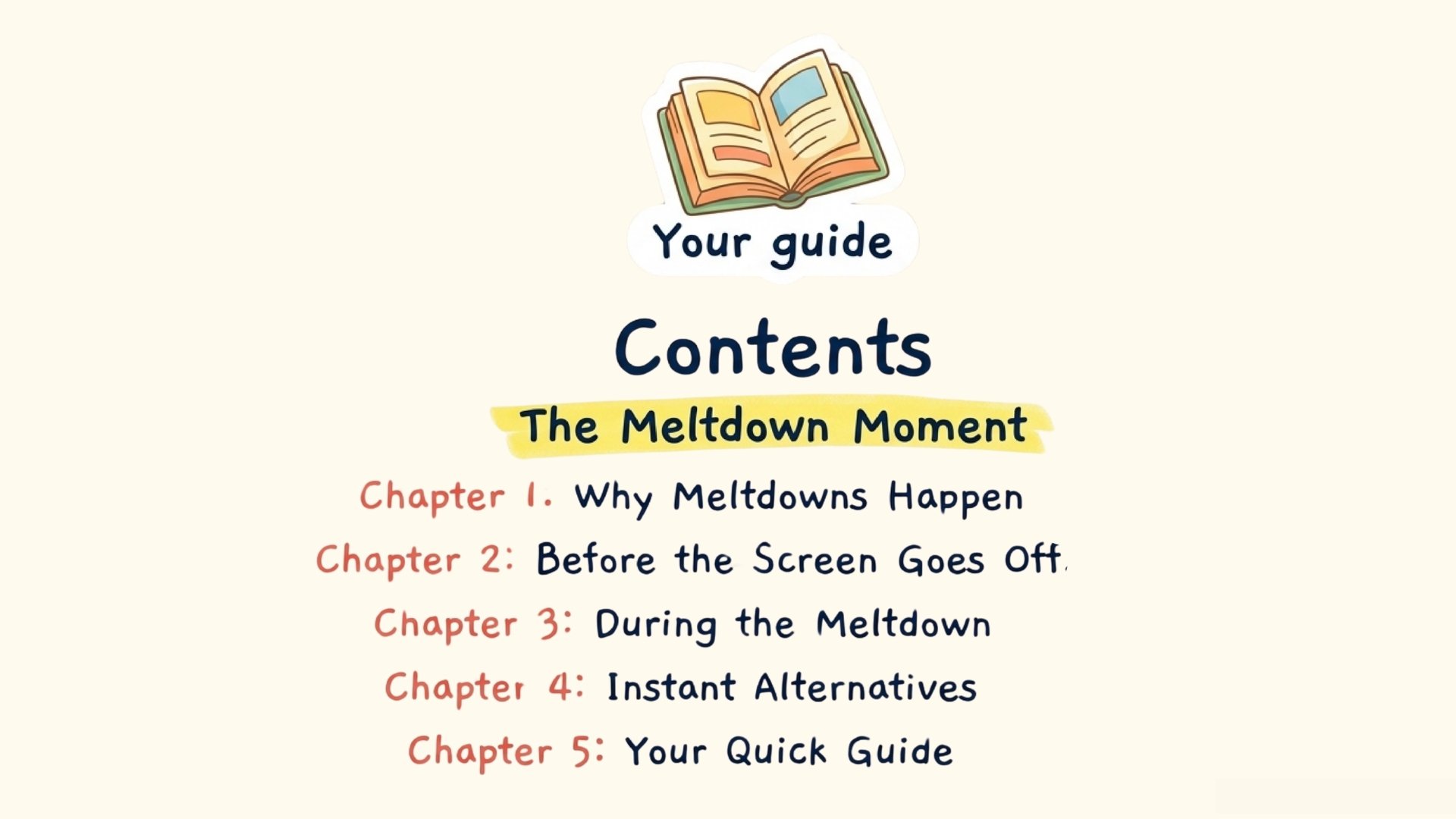 The Meltdown Moment: Screen Time Tantrums & Meltdowns Guide for Moms | Calm Parenting Strategies for Kids Ages 2–10 product image (2)