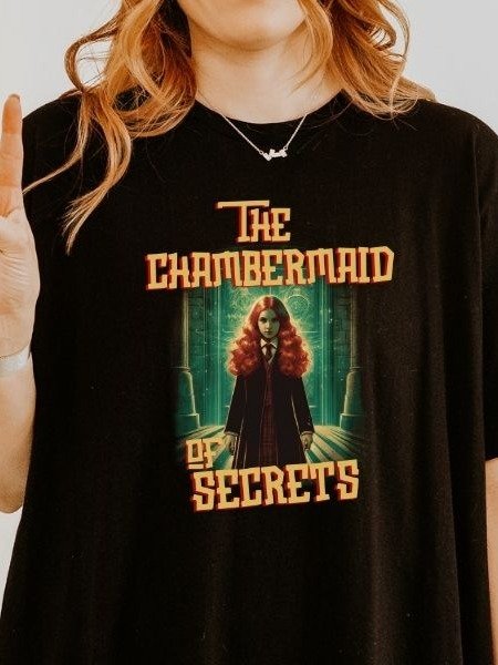 Ginny Chambermaid of Secrets Funny Vintage Pulp Mystery Harry Potter Shirt product image (10)