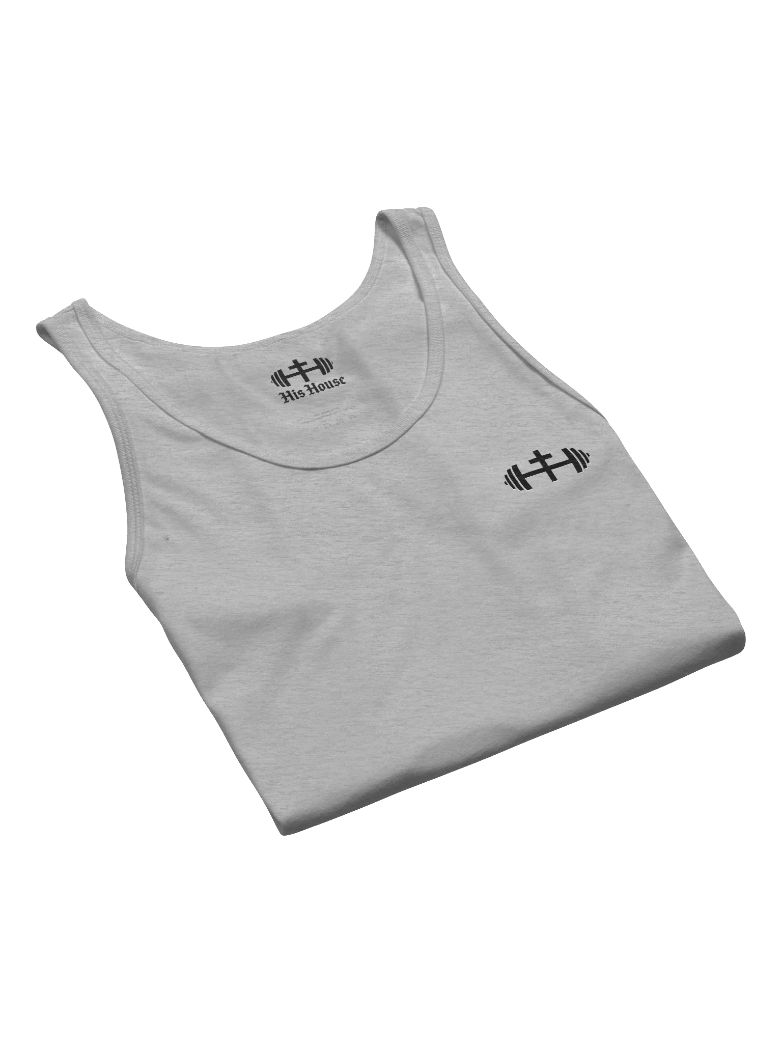 His House Mens Jersey Tank - Grey/White by His House