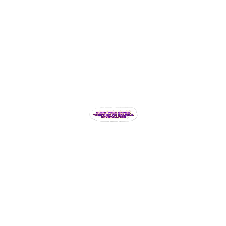 Every Piece Shines Sticker product image (1)