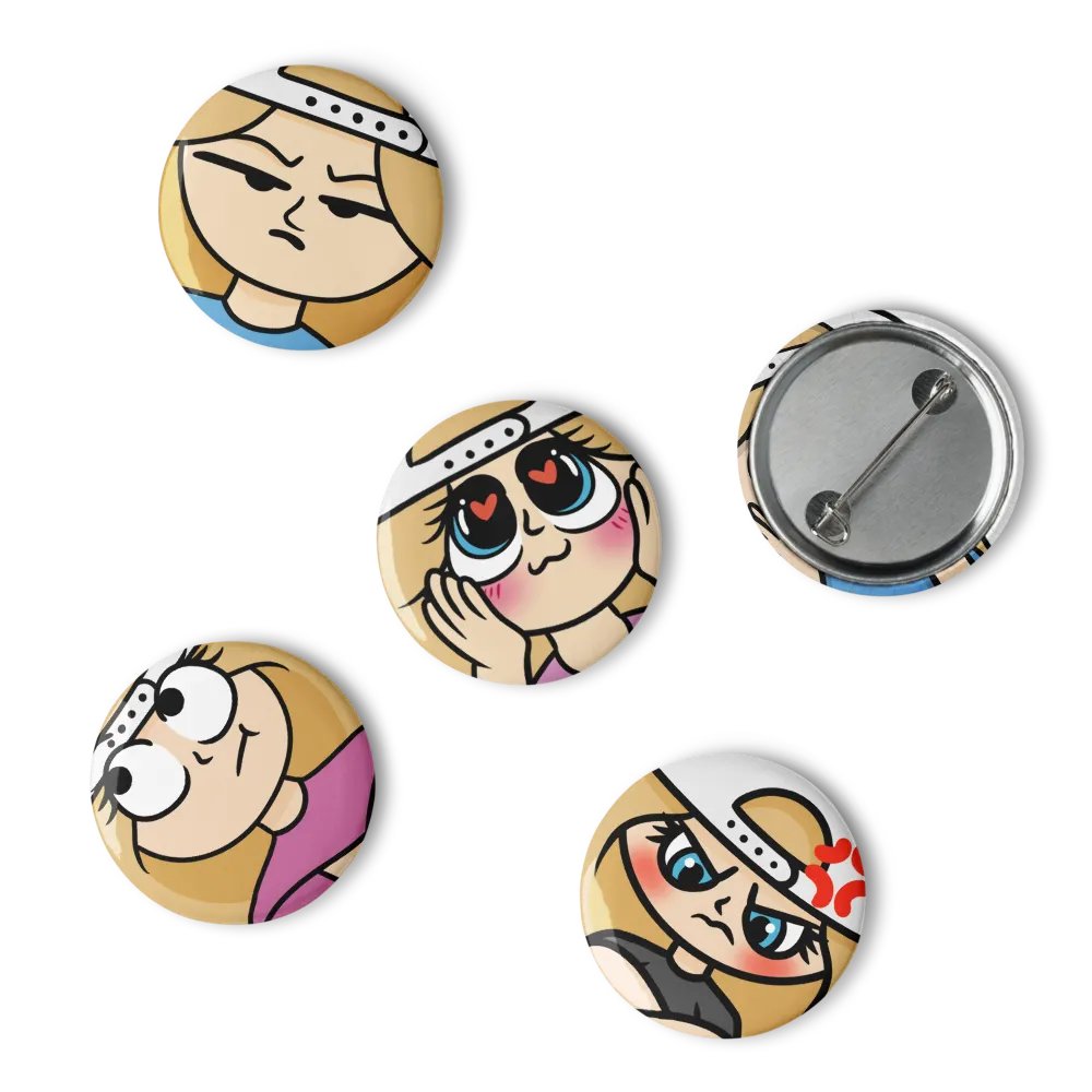 Sassy Cartoon Button Set product image (4)