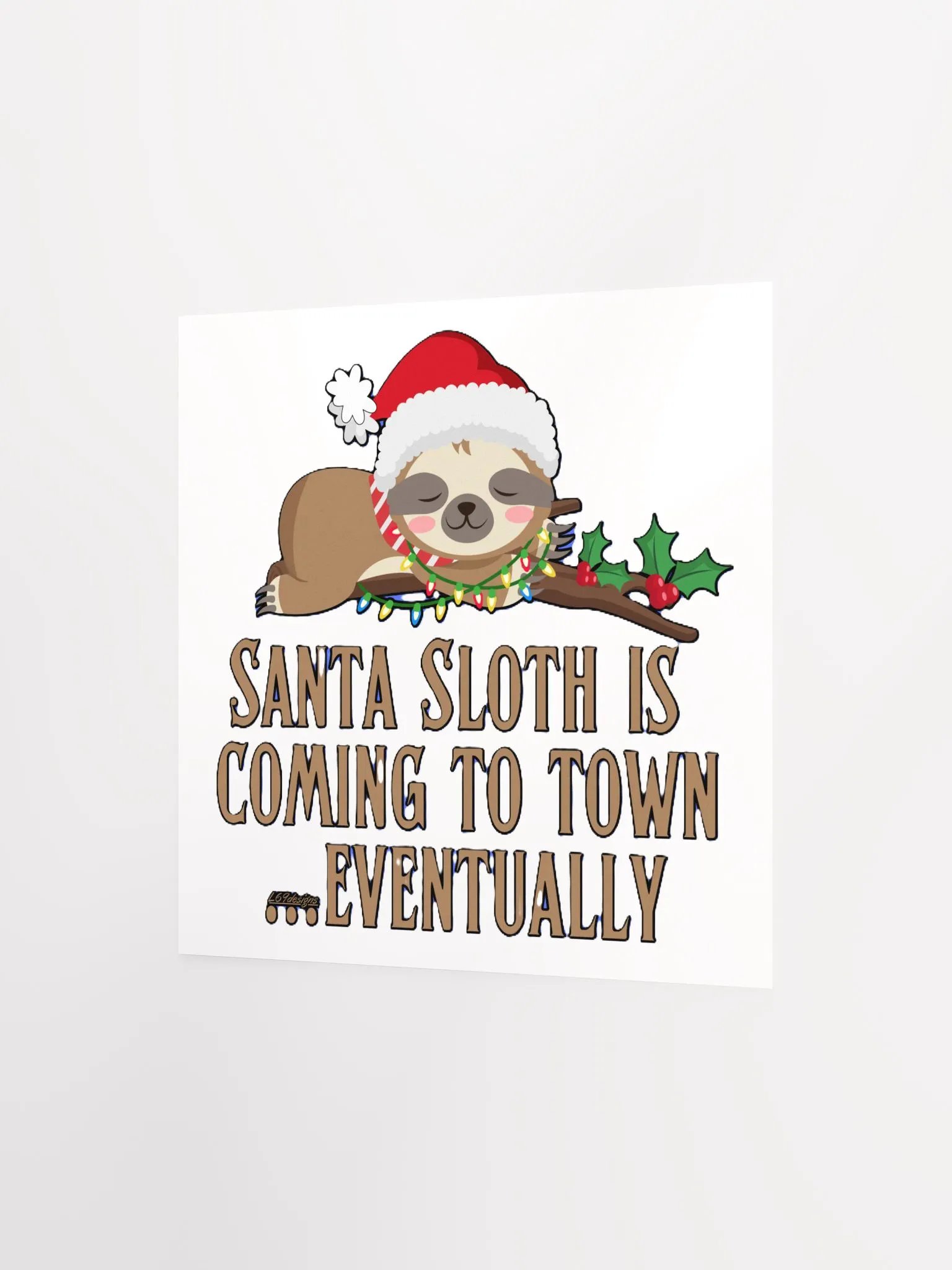 SANTA SLOTH IS COMING TO TOWN... EVENTUALLY product image (14)