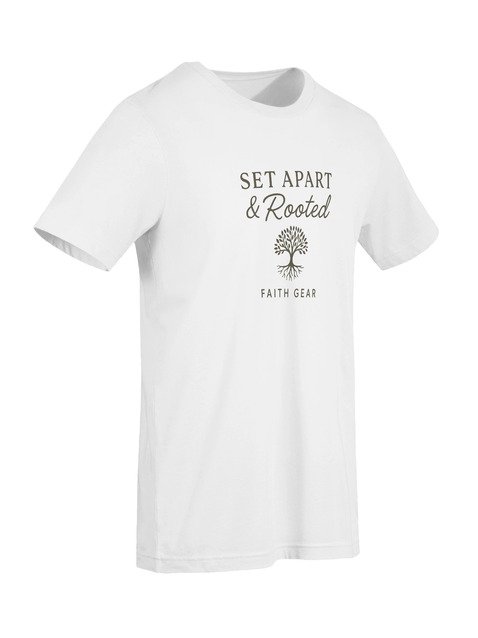 Set Apart & Rooted Branded Tee (Light Colors) Tree Logo product image (4)