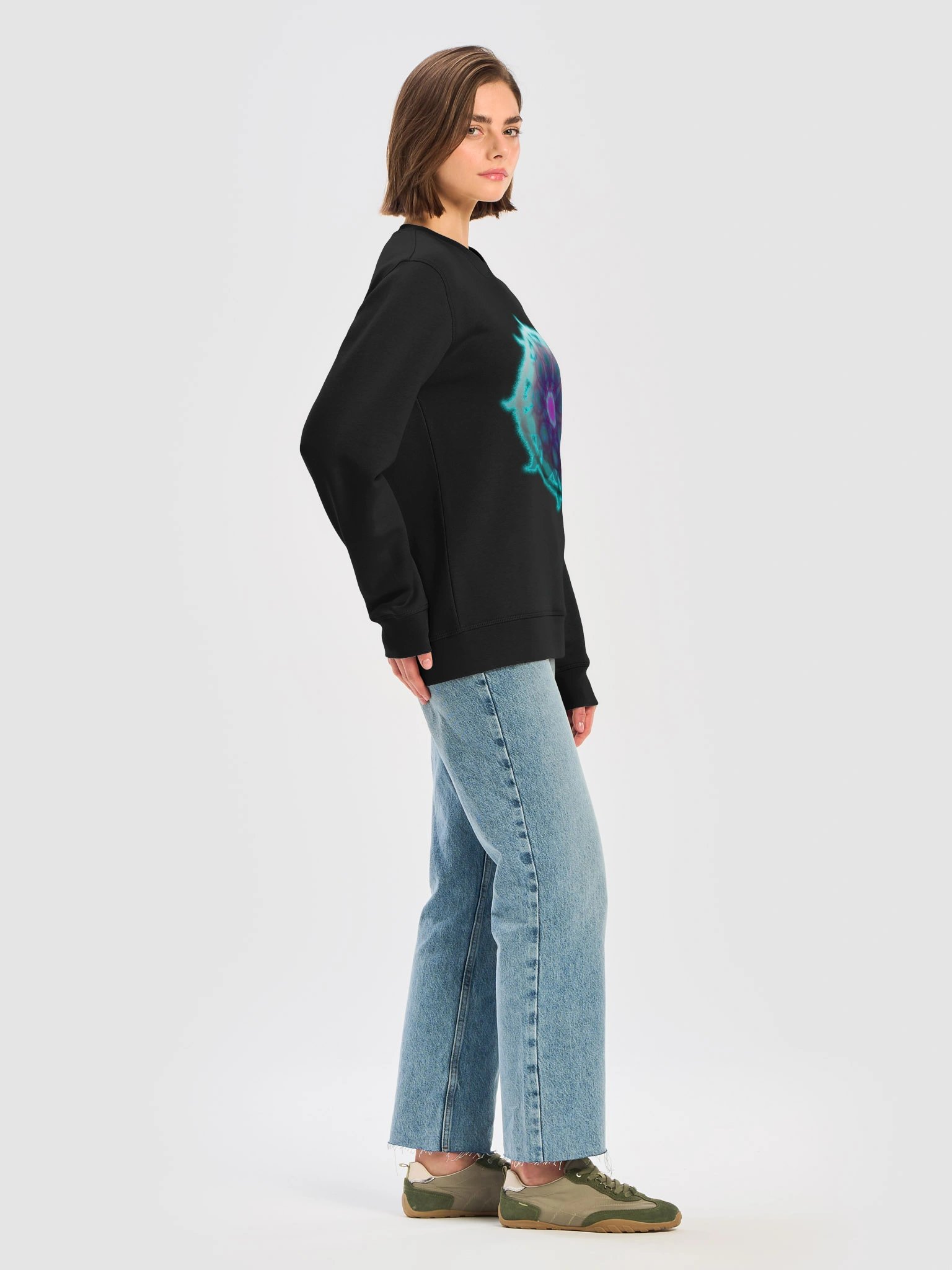 Neon Bloom Organic Sweatshirt product image (20)