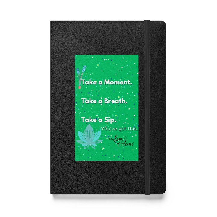 Green Take a Breath Hard Cover product image (1)