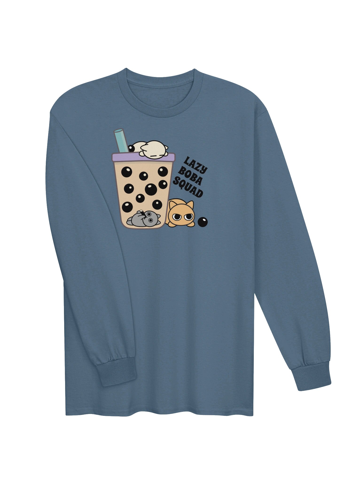 Boba Cat - Unisex Adult Long Sleeve T-shirt product image (8)
