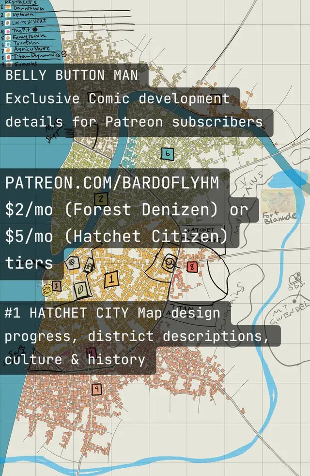 I finally got a post about the comic book series I've been planning with my brothers. It's a genre-blending superhero parody adventure that taps into the child-like imagination that spawned the idea when my brothers and I were just in late elementary/early middle school. Planning the map at the beginning will help us male scenes/sets consistent, and it will serve well for when we eventually decide to turn it into a TTRPG (gods willing!) If you want to help us be able to spend more time on making the comic, and you want all the behind the scenes weirdness, then sign up for my Patreon, Patreonmcom/BardoFlyhm! It's cheap!#art #comicartist #behindthescenes #comics #parody