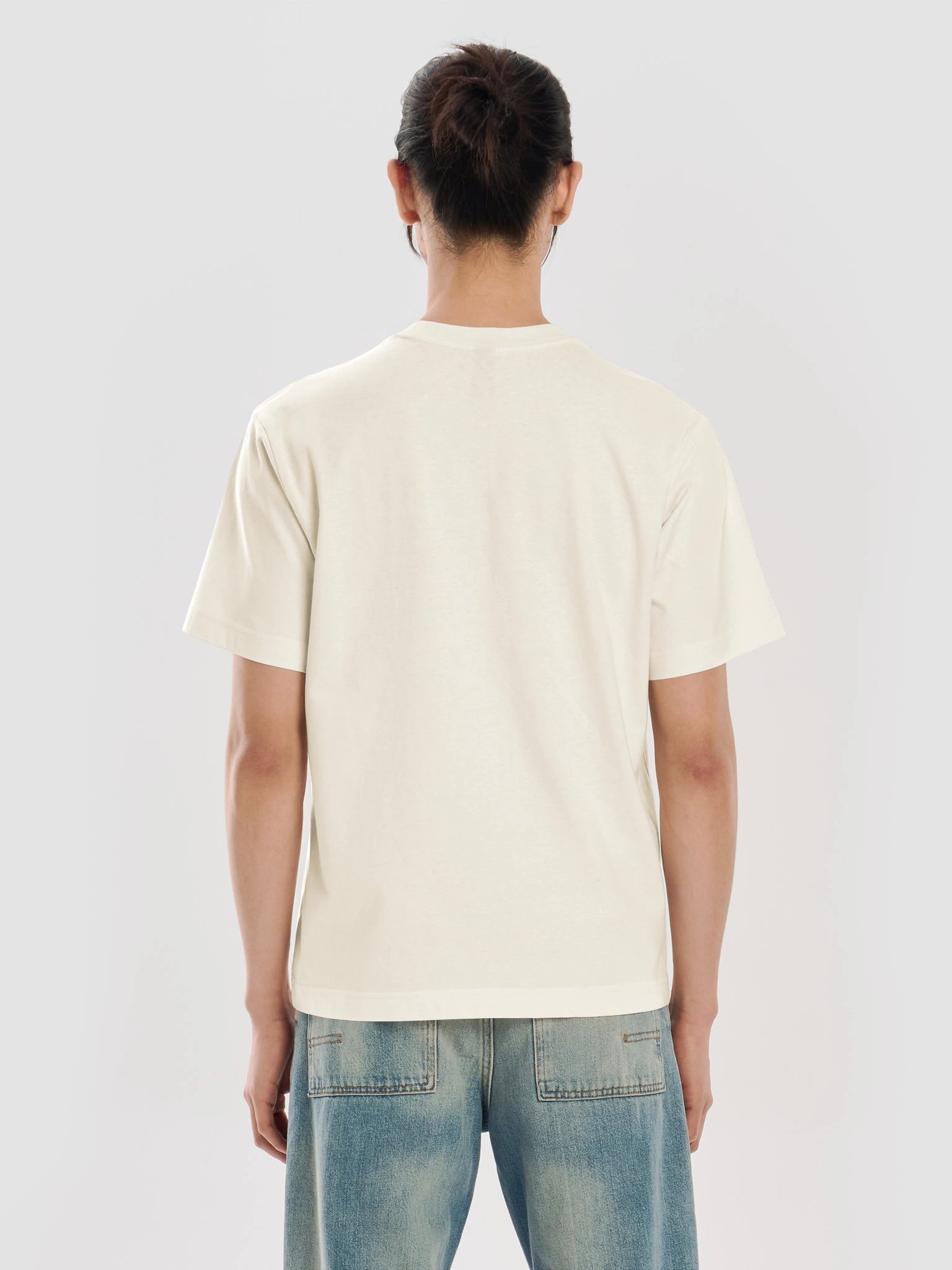 Abstract Bird Brushstroke // Box T-Shirt White product image (10)